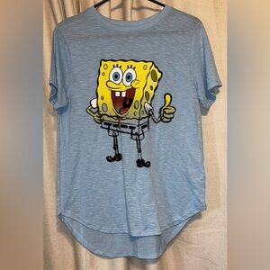 Nickelodeon SpongeBob Kids Light Blue Tee